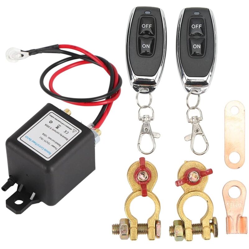 Fernbedienbarer Batterietrennschalter, Kfz-abschaltschalter Mit Fernbedienung, Dc 12 V, 120–200 A, Verhindert Batterieentladung, Abschaltschalter (12 V, 200 A)