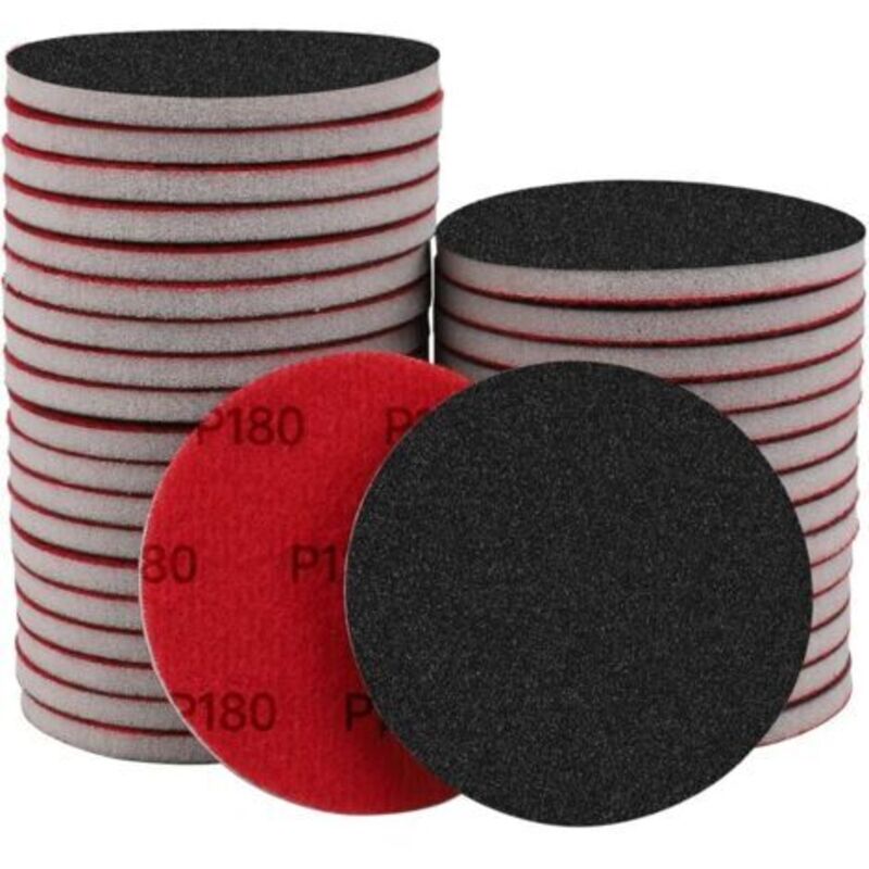 Packung Mit 20 Schleifschwämmen (7,6 Cm Durchmesser), Körnung 180-3000, Flexible, Schaumstoffgefüllte Schleifpads, Geeignet Für Nass- Und Trockenschleifen.