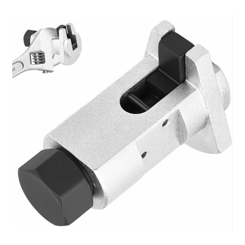 Silber, Hydraulisches Stoßdämpfer-ausbauwerkzeug, Universelles Kugelgelenk-ausbauwerkzeug Für Pkw, Schwingarm-aufhängungs-trenner, 16-mm-sechskant-mechanikabzieher Für Pkw-fahrgestell