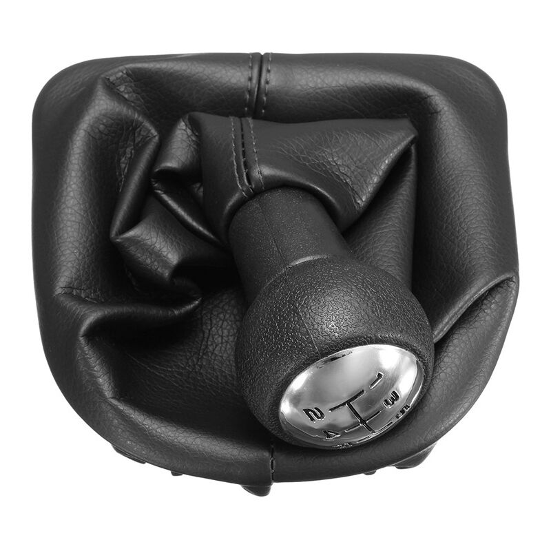 5-gang-schaltknauf-manschette Aus Pu-leder Für Peugeot 207, 307, 307 Cc, 308