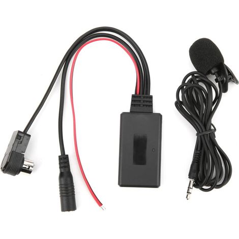 Aramox Aux-audiokabel, Bluetooth 5.0 Aux-kabeladapter Mit Freisprechmikrofon, Geeignet Für Alpine Cda-9857, Cda-9886 Und Cda-117