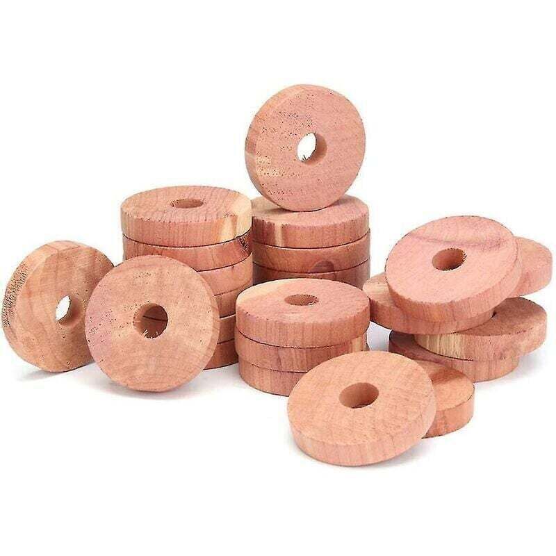 Mottenabwehrmittel Aus Natürlichem Zedernholz Für Kleiderschränke, 30 Stück, Wirksam, Chemikalienfrei, 100 % Biologisch