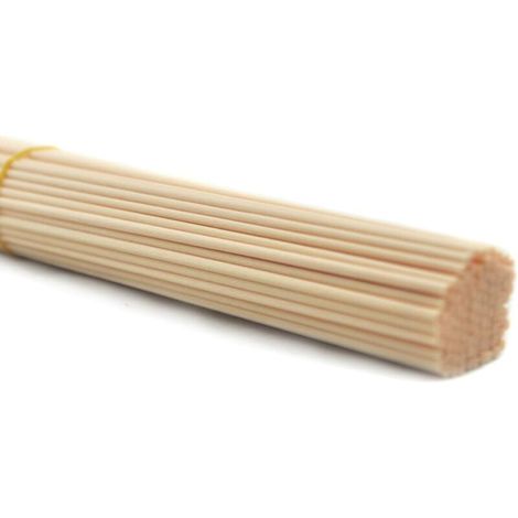 100 Stück Ersatzstäbchen Für Duftdiffusoren Aus Faserfaser (25 Cm X 3 Mm, Holzfarbe) - Rapanda