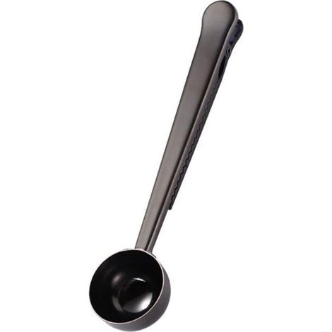 Multifunktionaler Teelöffel Aus Edelstahl, Messlöffel Für Milchpulver, Messlöffel Für Kaffeebohnen Mit Verschlussclip, Messlöffel Für Milchtee