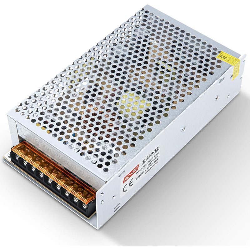 12v 20a Schaltnetzteil-adapter-transformator 240w Led-transformator-netzteil Für Led-streifen, Ac 100v/240v Auf Dc 12v 20a 240w