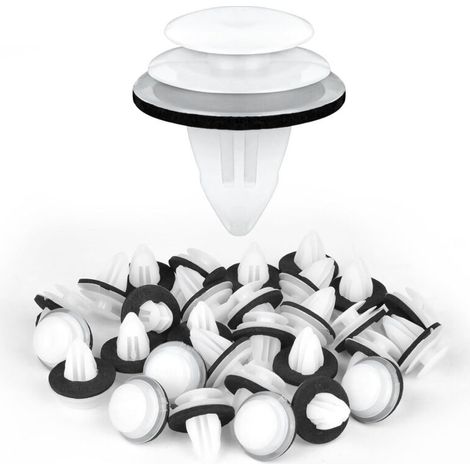 Packung Mit 50 Universellen Autozierleistenclips, Kunststoffnieten Für Karosseriearbeiten, Für Türverkleidungen