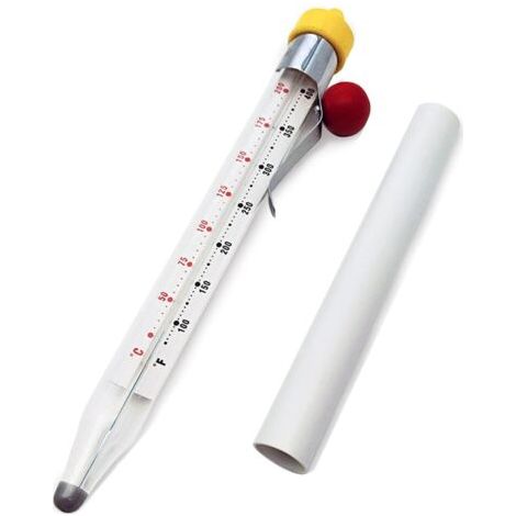 Zuckerthermometer Mit Glasclip, Sofortablesendes Lebensmittelthermometer, Küchenthermometer Zum Kochen