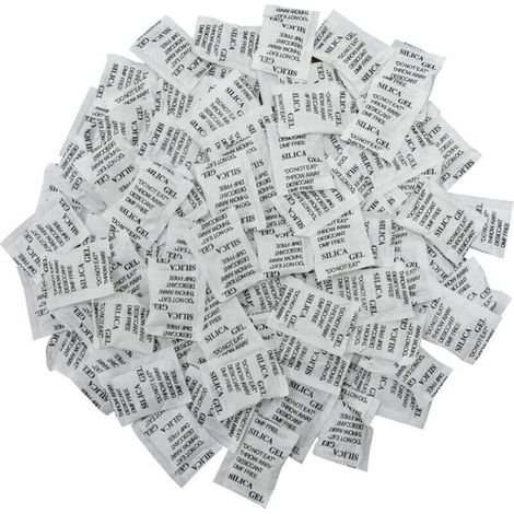 Feuchtigkeitsabsorbierender Beutel 3 G (l X B) 45 X 48 Mm Transparentes Silicagel 250 Stück