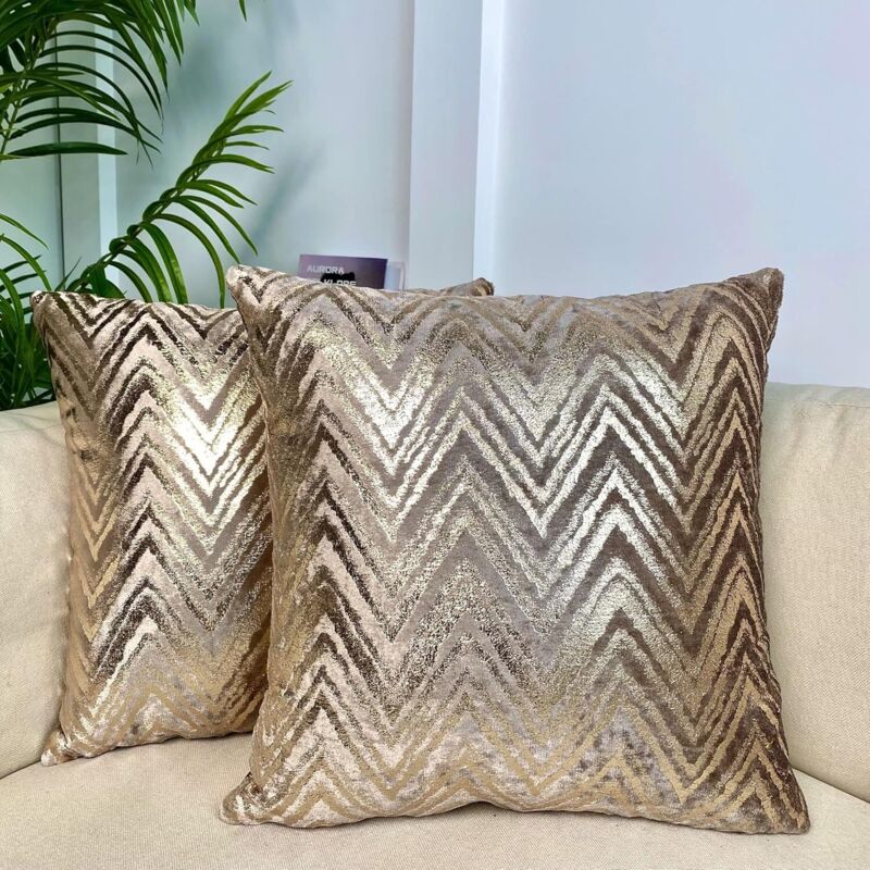 Moderne Kissenbezüge/kissenhüllen, Kissenschoner, Heimdekoration Für Wohnzimmer, Schlafzimmer, Sofa, Bürostuhl, Größe 45 X 45 Cm, Kaffee