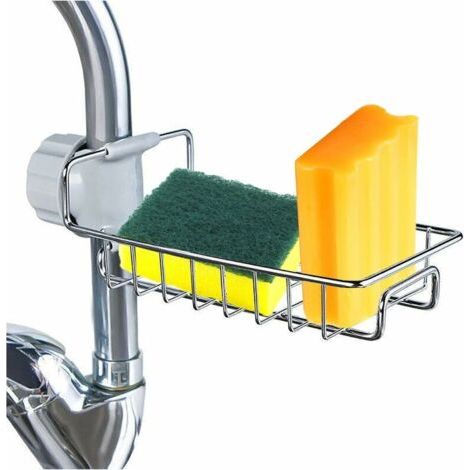 Schwammhalter Für Die Spüle, Schwammhalter Aus Edelstahl, Multifunktionaler Spülbecken-organizer, Abtropfschale, Seifenschale, Schwammhalter Für Die Spüle