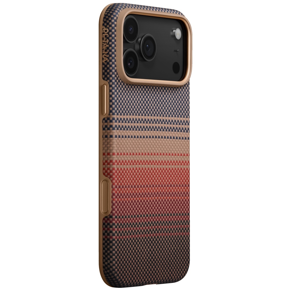 Pitaka Aramid Ultraguard Magsafe Hülle Für Iphone 17 Pro Sonnenuntergang