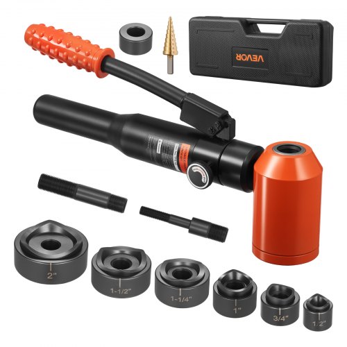 Ausbrechstanzen-set, 10 T Hydraulisches Ausbrechset, 22,5 Bis 61,5 Mm Ko-werkzeugsatz, Lochherstellungswerkzeug, Ko-werkzeugsatz Mit 6 Matrizen Für Metallschaltschränke, Schaltschränke