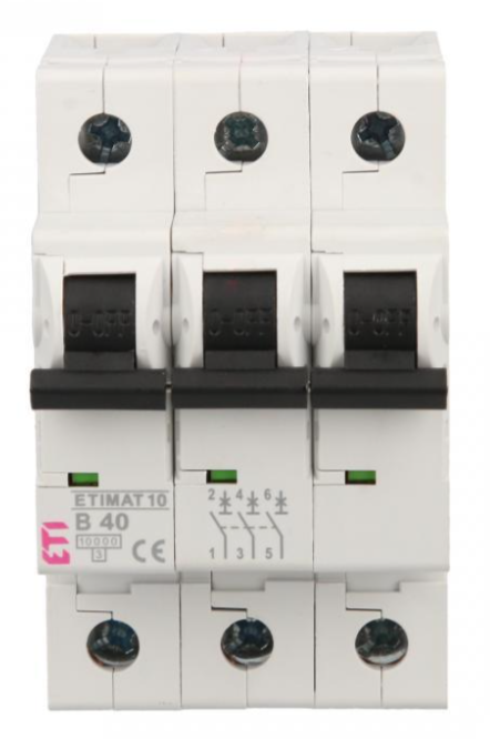 Leitungsschutzschalter 3p B 40a 10ka Ac Etimat10 002125720