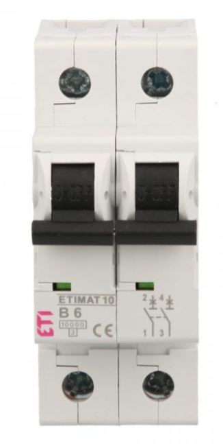 Leitungsschutzschalter 2p B 6a 10ka Ac Etimat10 002123712