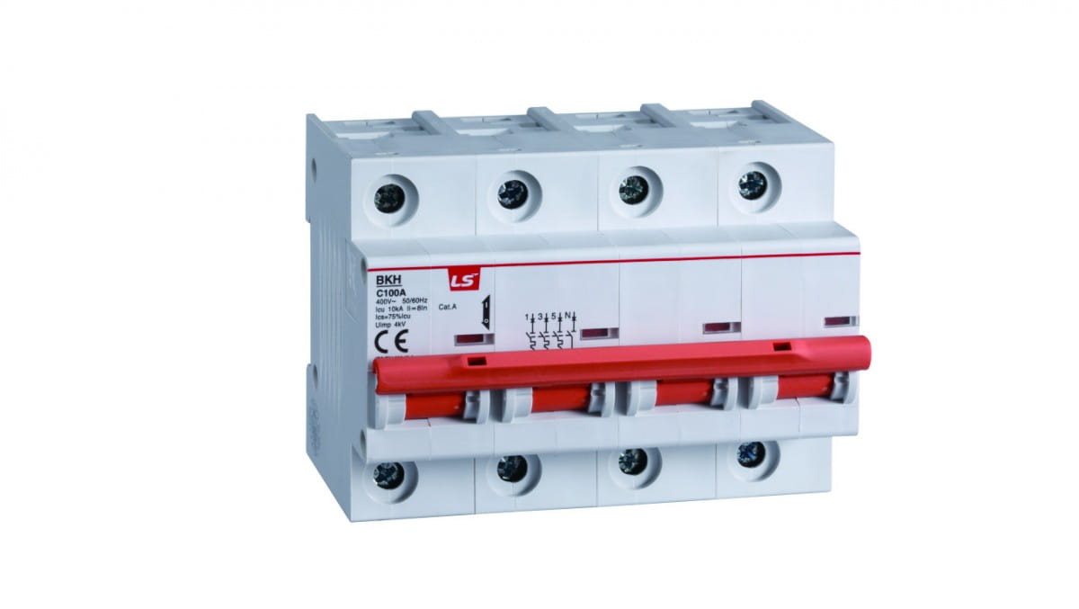 Leistungsschalter 1,5 Module 4p C 63a 10ka Bkh 4p C63a 06110361r0