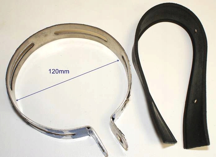 Neue Auspuffschelle, Schalldämpferschelle, Robustes Gummi, Für Roller, Quad, Crossmotor