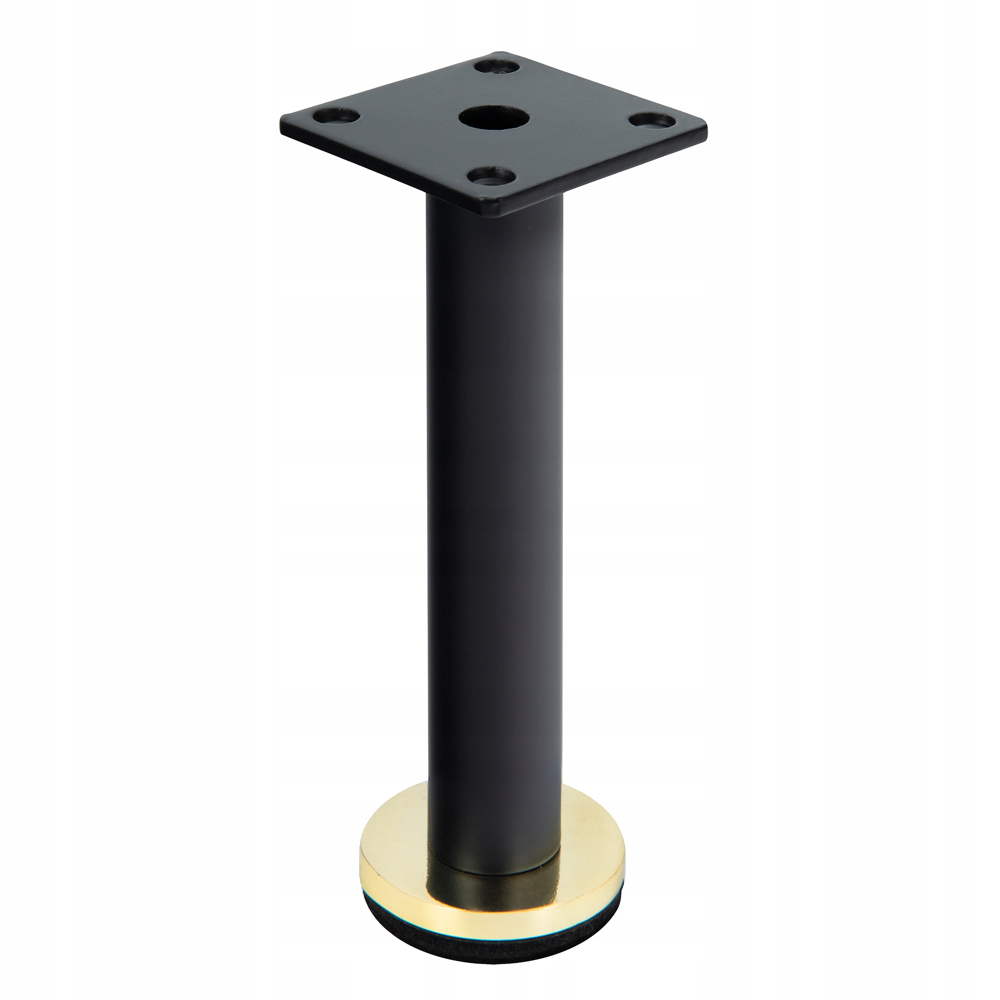 Möbelbein Für Schlafsofa, Schwarz Und Gold, Loft H100, Langlebig, Sl015