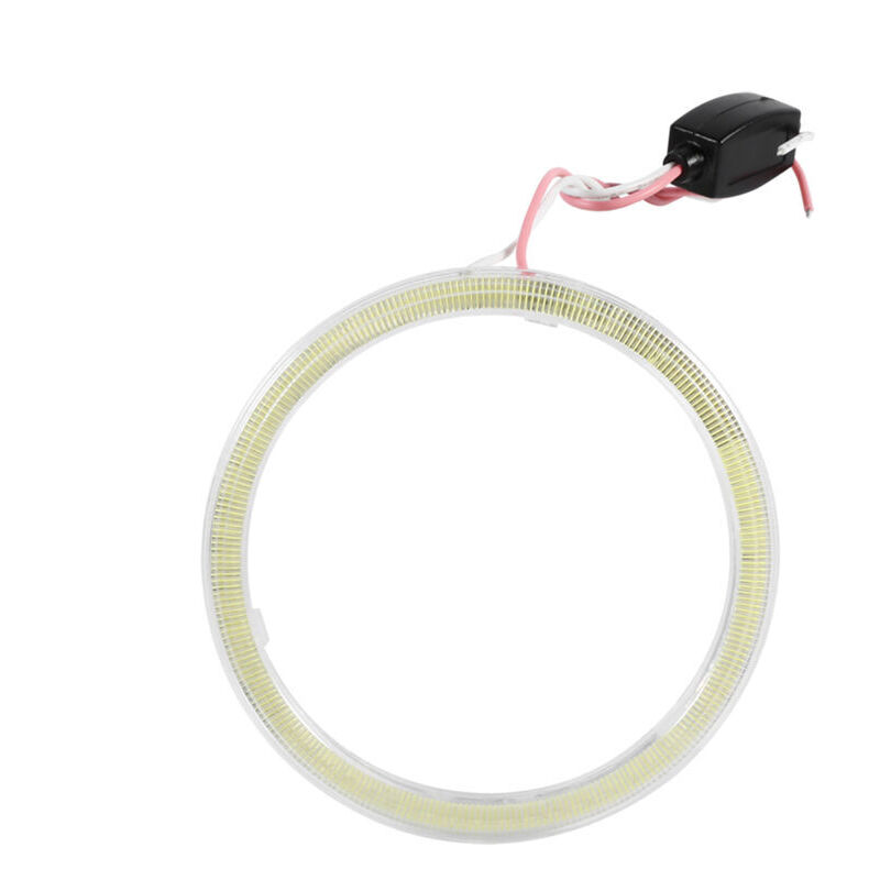 Cob Angel Eyes Scheinwerfer 1 Paar Auto Halo Ringe Angel Eye Cob Chips Scheinwerfer Drl Led 12v Für Auto Motorrad (90mm).