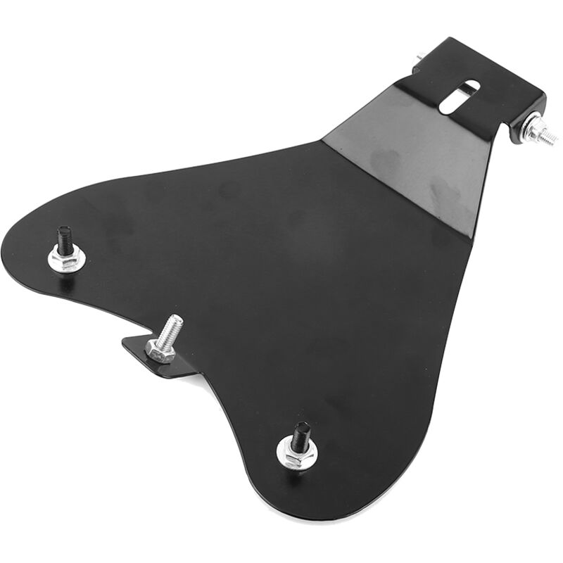 Motorradsitz-grundplatte, Motorradsitzschutz, Robuste Stahlsitzabdeckung, Schwarz
