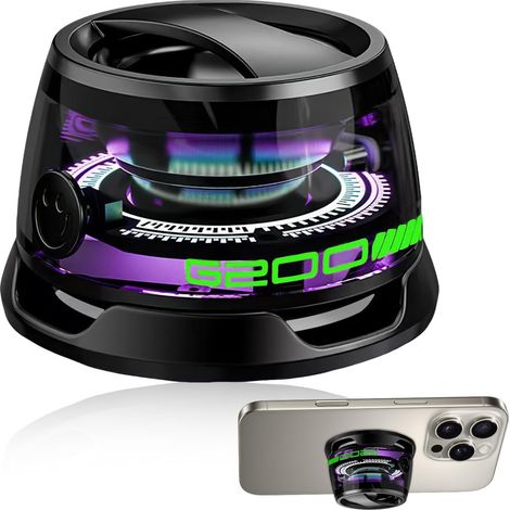 Tragbarer Mini-bluetooth-lautsprecher Mit Magnetverschluss, Rgb-beleuchtung Und Handyhalterung, G200 Bluetooth-lautsprecher, 3d-surround-sound, Ipx6 Wasserdicht, Lange Akkulaufzeit Für Unterwegs
