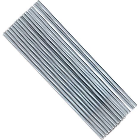 10 Stück 2,0 Mm 33 Cm Niedertemperatur-aluminium-lötdraht, Langlebiges Lötpulver, Geeignet Für Lötarme, Robuste Aluminiumstangen, Silberfarben