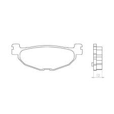 Brenta Bremsbeläge Kh408 Sintermetall (gold) (ft 4078)