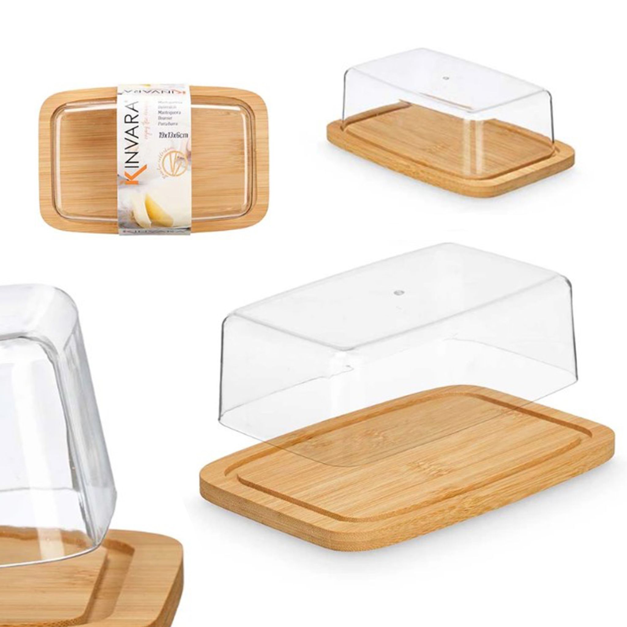 Butterdose Aus Bambus Mit Deckel