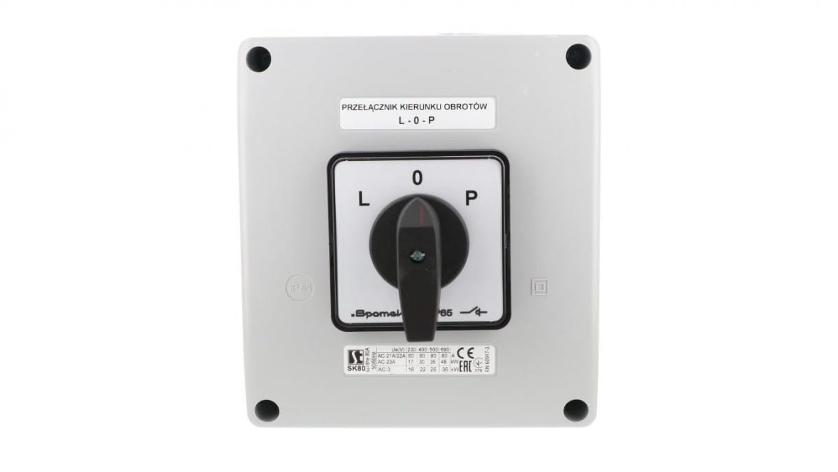 80a Nockenschalter L-o-p Drehrichtungsschalter Im Gehäuse Ob18 Sk80-3.8368ob18