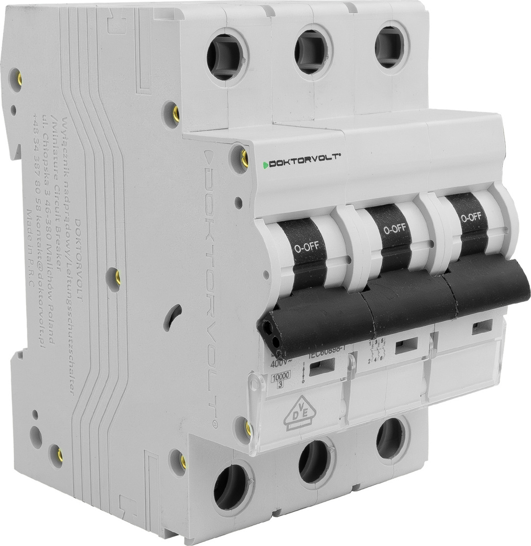 Mcb 10ka 3p 32a Vde C32a Doktorvolt Dv-3912 Leistungsschalter