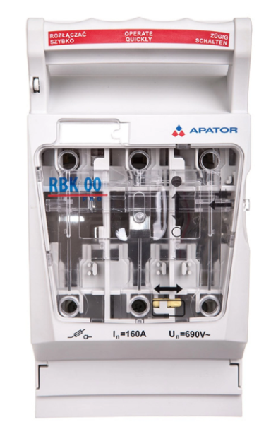 Sicherungstrennschalter 160a Rbk 00 Pro-w /brückenklemmen 4-50mm2/ 63-823256-141