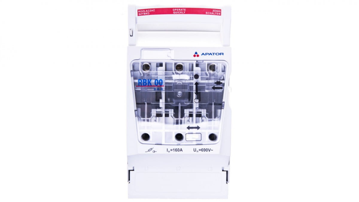 Sicherungstrennschalter 160a Rbk 00 Pro-sd-r /kastenklemmen 4-95mm2/ 63-823259-161