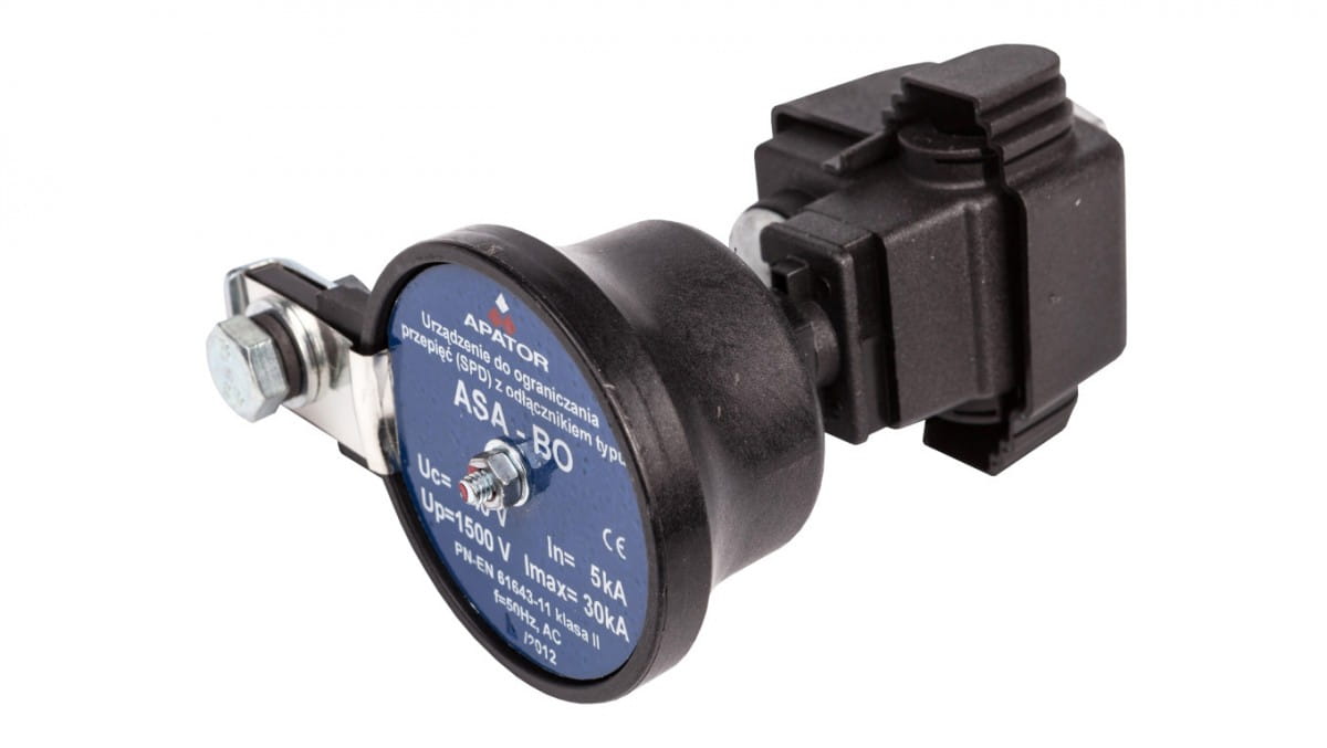 Überspannungsableiter A 440v 5ka Asa 440-5bo+e2+k /mit Trennschalter/ 63-930388-021