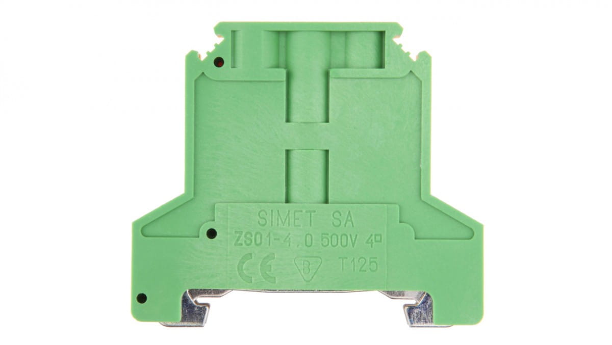 Schutzschienenverbinder 4mm2 Grün-gelb Zso1-4.0 14313319
