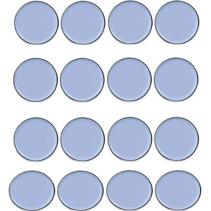 Möbelgleitmatten – Teflonmaterial – 20 Mm – Selbstklebend – 16er-pack – Möbelschutzmatten
