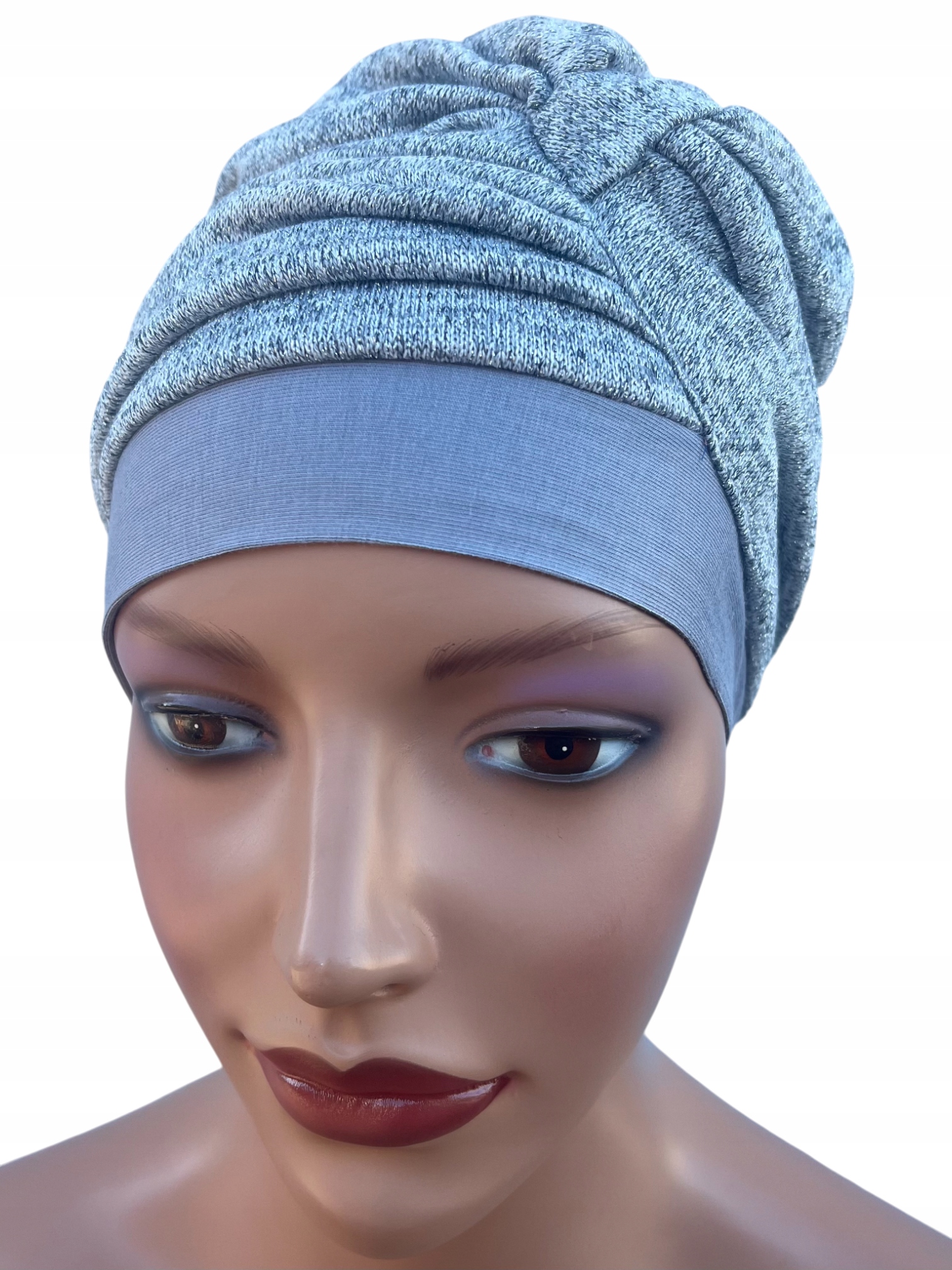 Ela 505 Damen-turban, Warme Strickmütze, Weich, Fließend