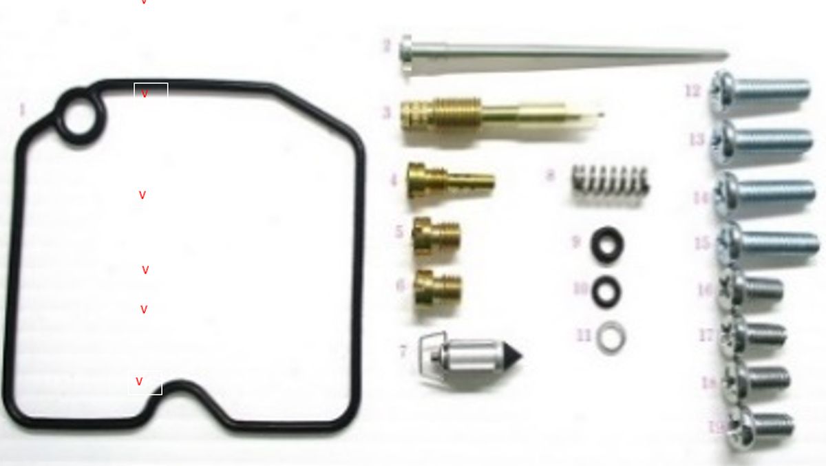 Bearing Worx Vergaser-reparatursatz Arctic Cat Trv 500 Fis '04-'05 (26-1056)
