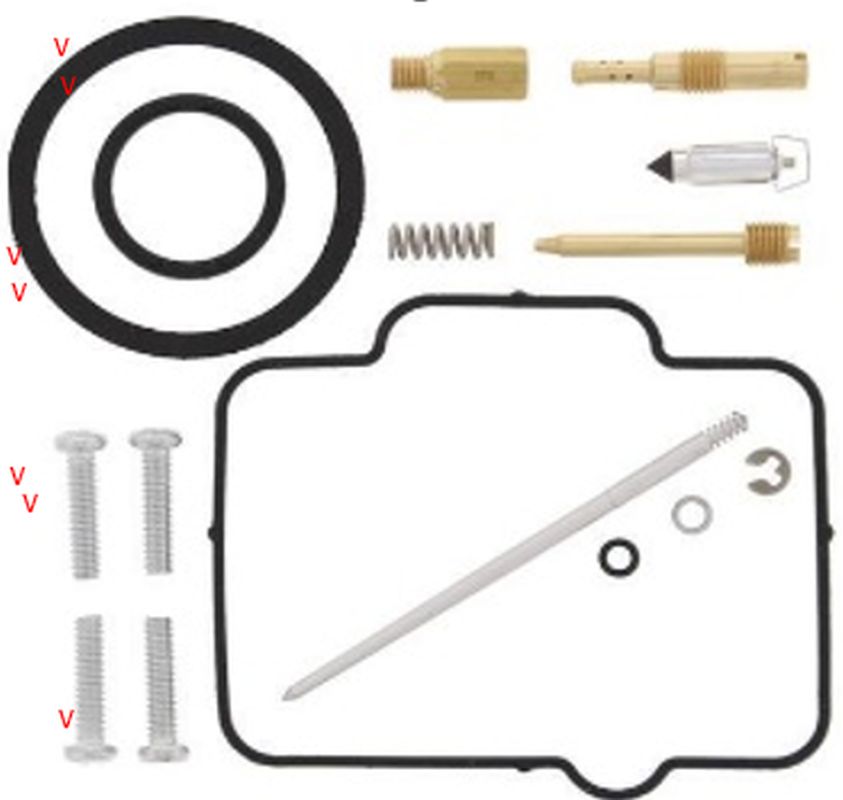 Bearing Worx Vergaser-reparatursatz Honda Cr 125r '99, (26-1186)