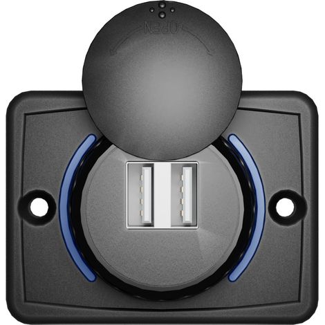 Wasserdichter 5v/3,1a Dual-usb-kfz-ladeadapter. Hergestellt Aus Extrem Temperaturbeständigen Materialien. Schutz Vor Überlastung Und Kurzschluss.