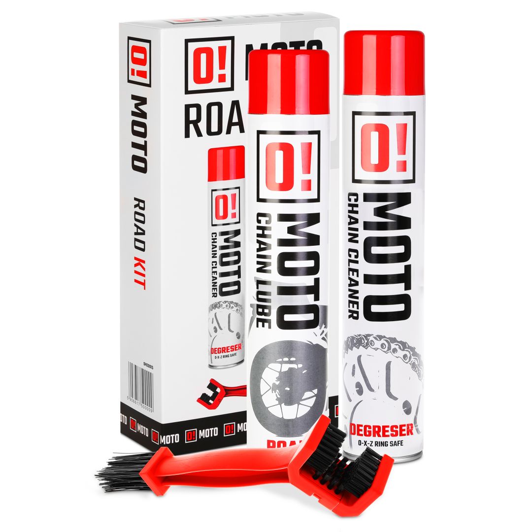 Omoto Rennradkettenpflege- Und -schutz-kettenreinigungs- Und Schmierset 2+1 Set Mit Bürste (2 X 750 Ml) (omoto) (ole-005)