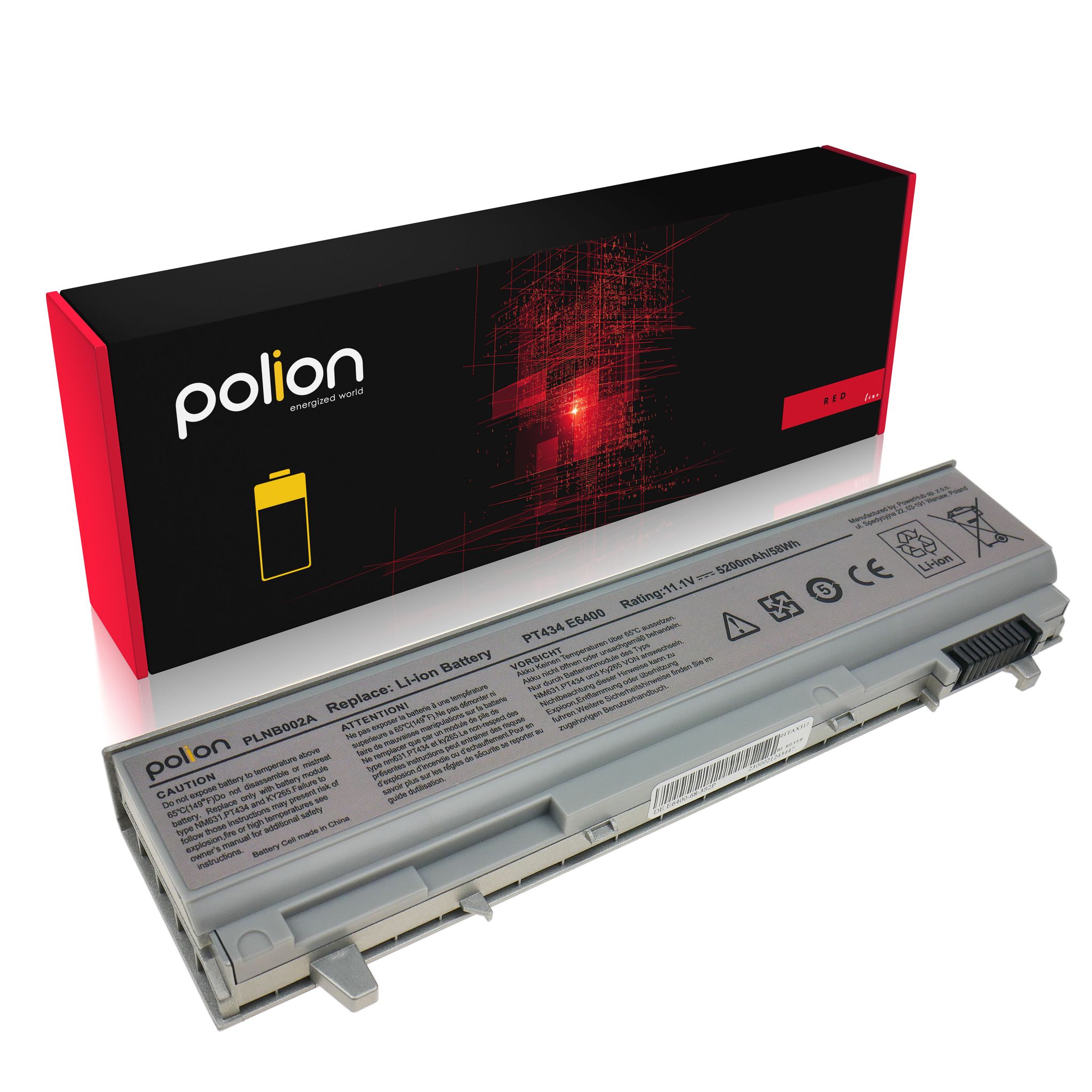 Laptop-akku Für Dell Pt434, Latitude E6400, E6500, Precision M2400, 5200 Mah