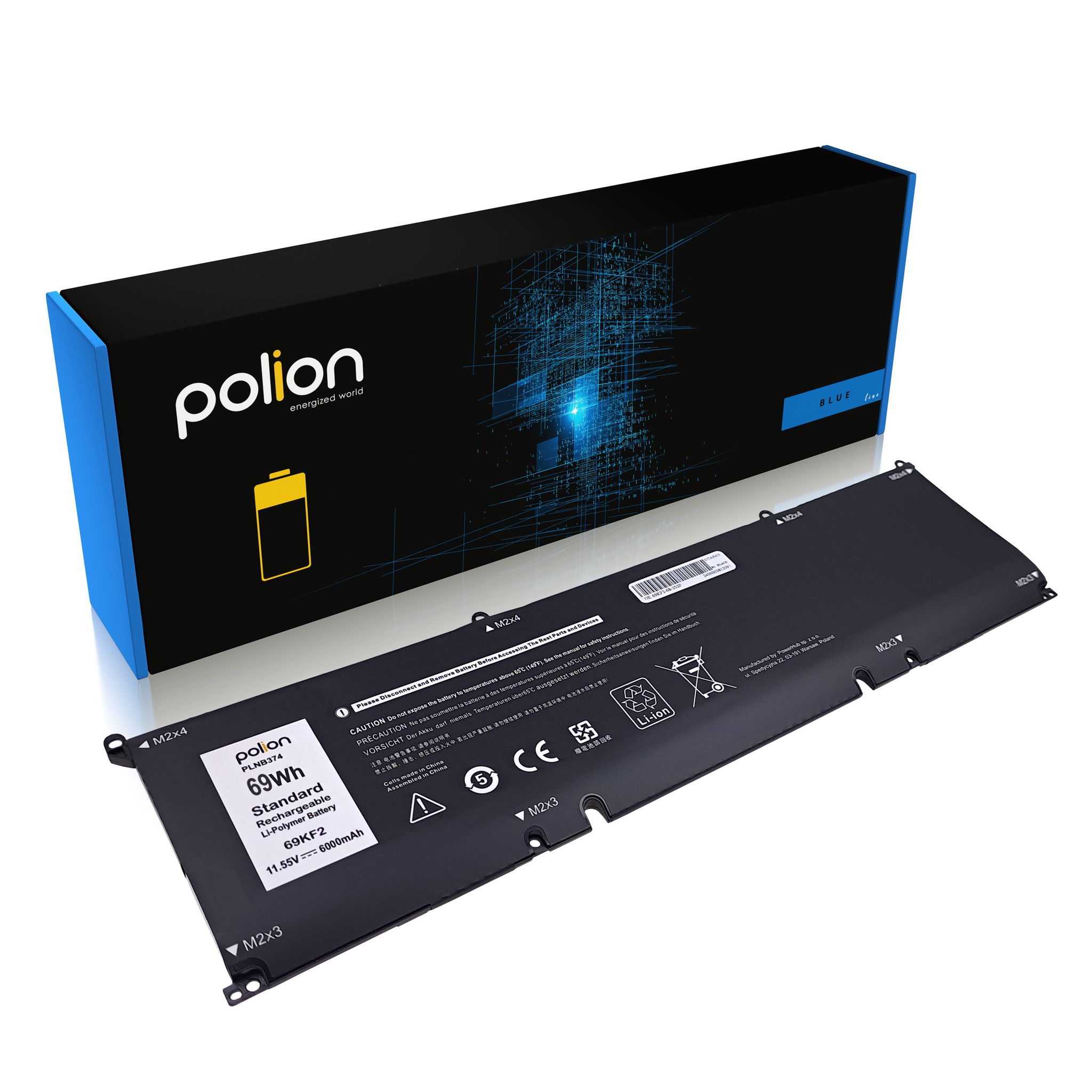 Laptop-akku Für Dell 69kf2 8fctc Precision G15 5550 Xps 9500 6000 Mah