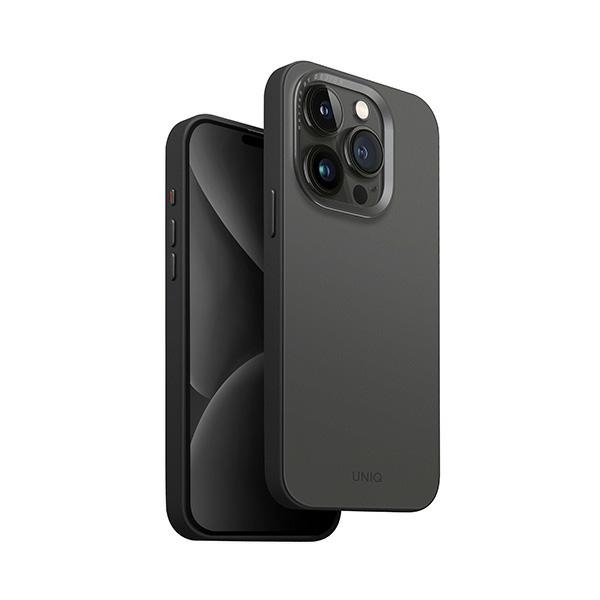 Uniq Lyden Ds Iphone 15 Pro Max 6,7" Magclick Ladehülle Grau-schwarz/anthrazitgrau-schwarz