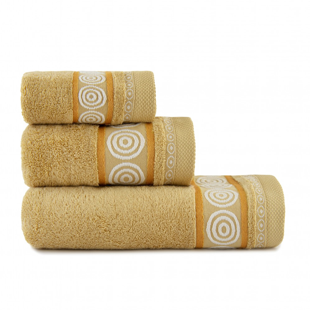 Rondo 2 Handtuch 70x140 Zwoltex Dunkelbeige