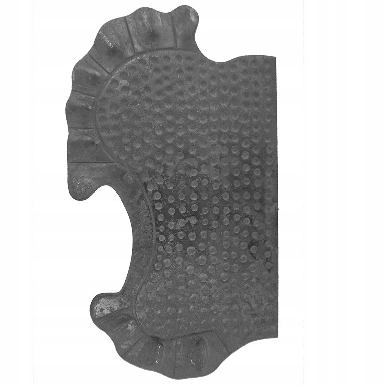 Linke Platte Ohne Bohrungen, Geschmiedete Elemente 63.104 H290xl160 3mm