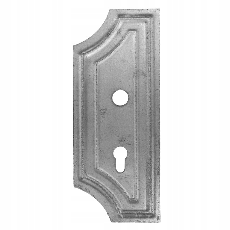 Linke Platte, 72 Lochabstand, Geschmiedete Elemente 63.130.72 H280xl100 2,5 Mm