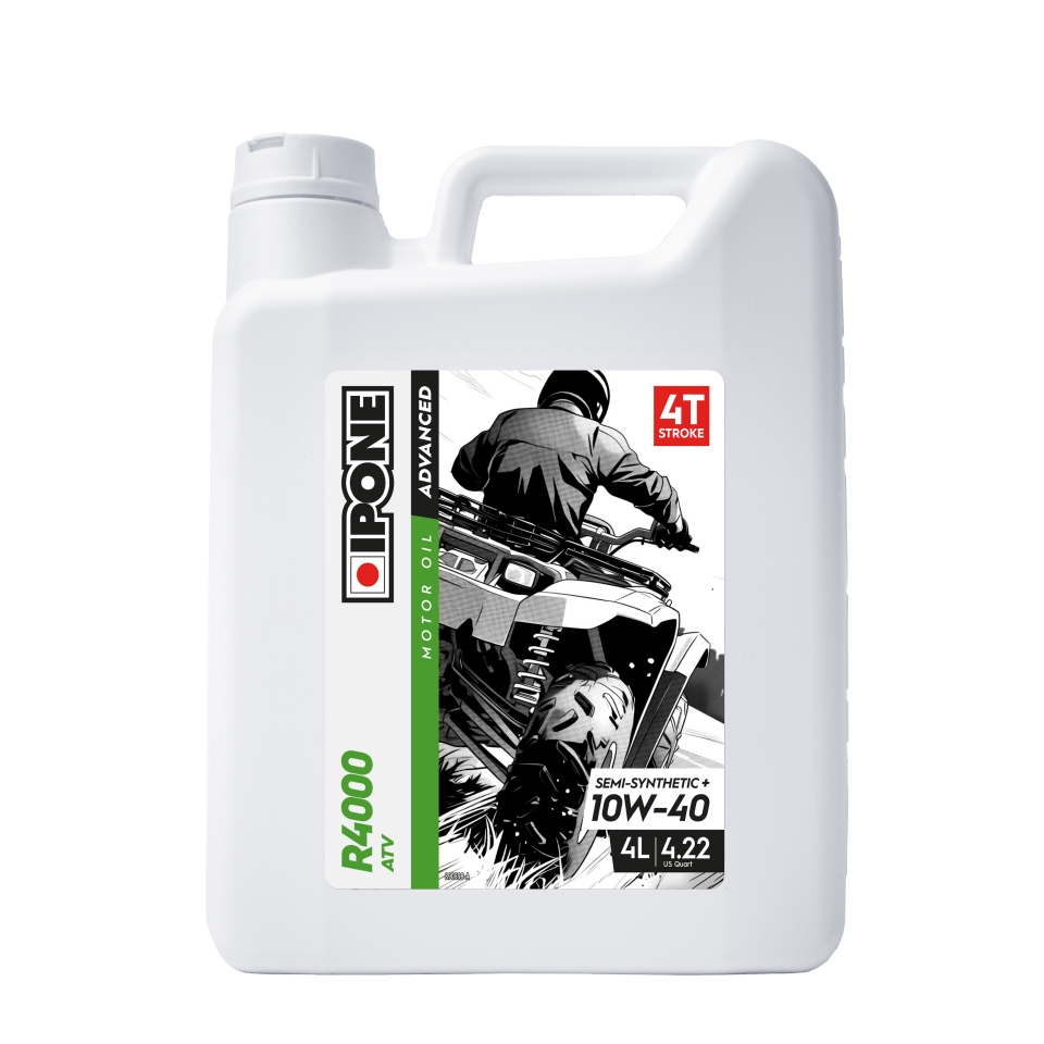 Ipone R4000 10w40 4l Atv Quad Teilsynthetisches Öl – Hochwertiger Motorschutz