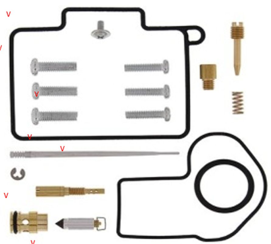 Bearing Worx Vergaser-reparatursatz Honda Cr 250r '04, (26-1163)