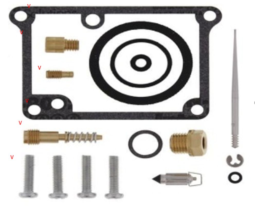 Bearing Worx Vergaser-reparatursatz Yamaha Yz 80 '86-'92 (26-1335)
