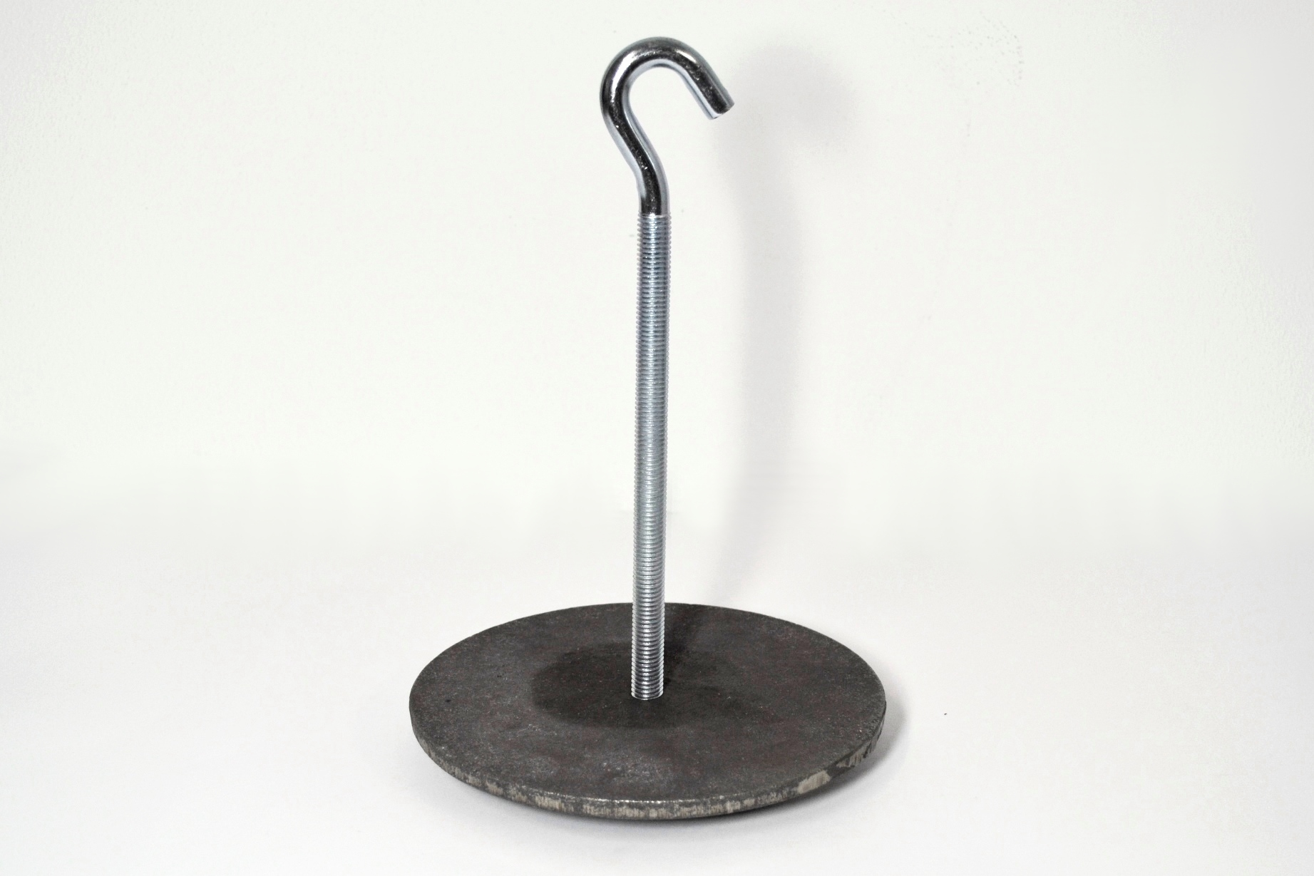 Ca150b – Deflektor 17,5 Cm + Gewindehaken – Deflektor Mit Griff Für Ofen, Deflektorplatte, Gusseiserner Deflektor Für Heizkessel