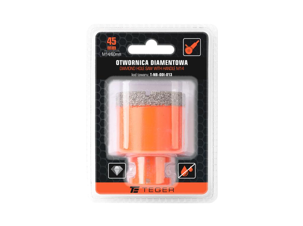 Diamant-lochsäge Mit M14/45 Mm Spannfutter / Teger